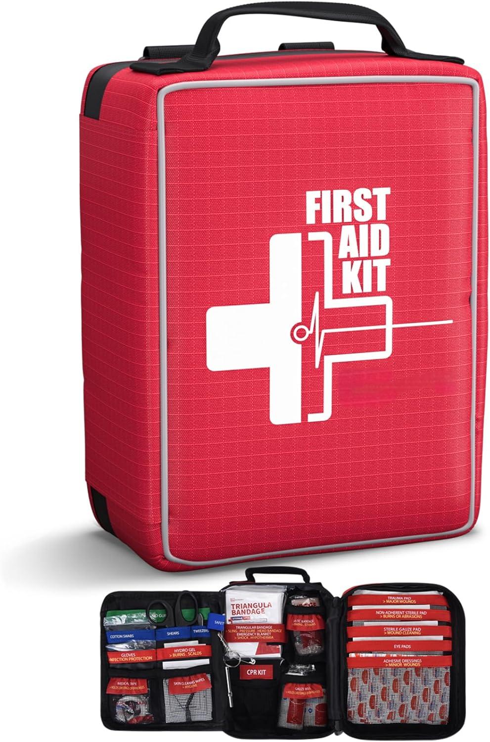 Upgrade Trauma First Aid Kit with Labelled Compartments - 我的网站