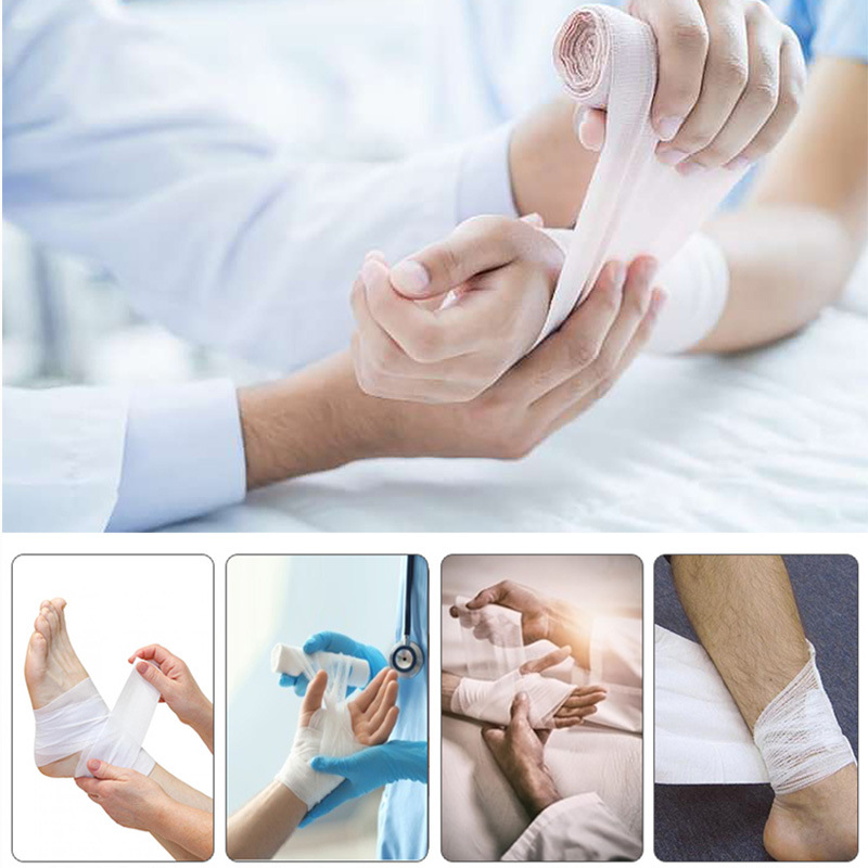 PBT Elastic Bandage Flexible First Aid Wrap for Sports Injury Recovery ...